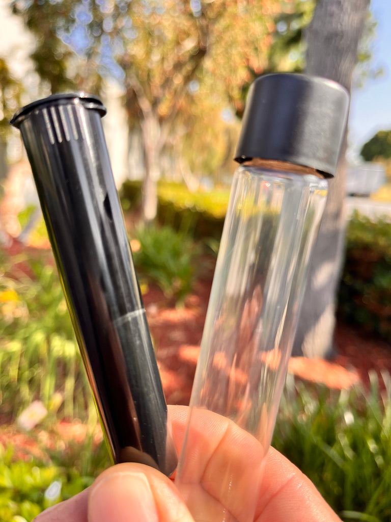 glass and plastic joint tubes