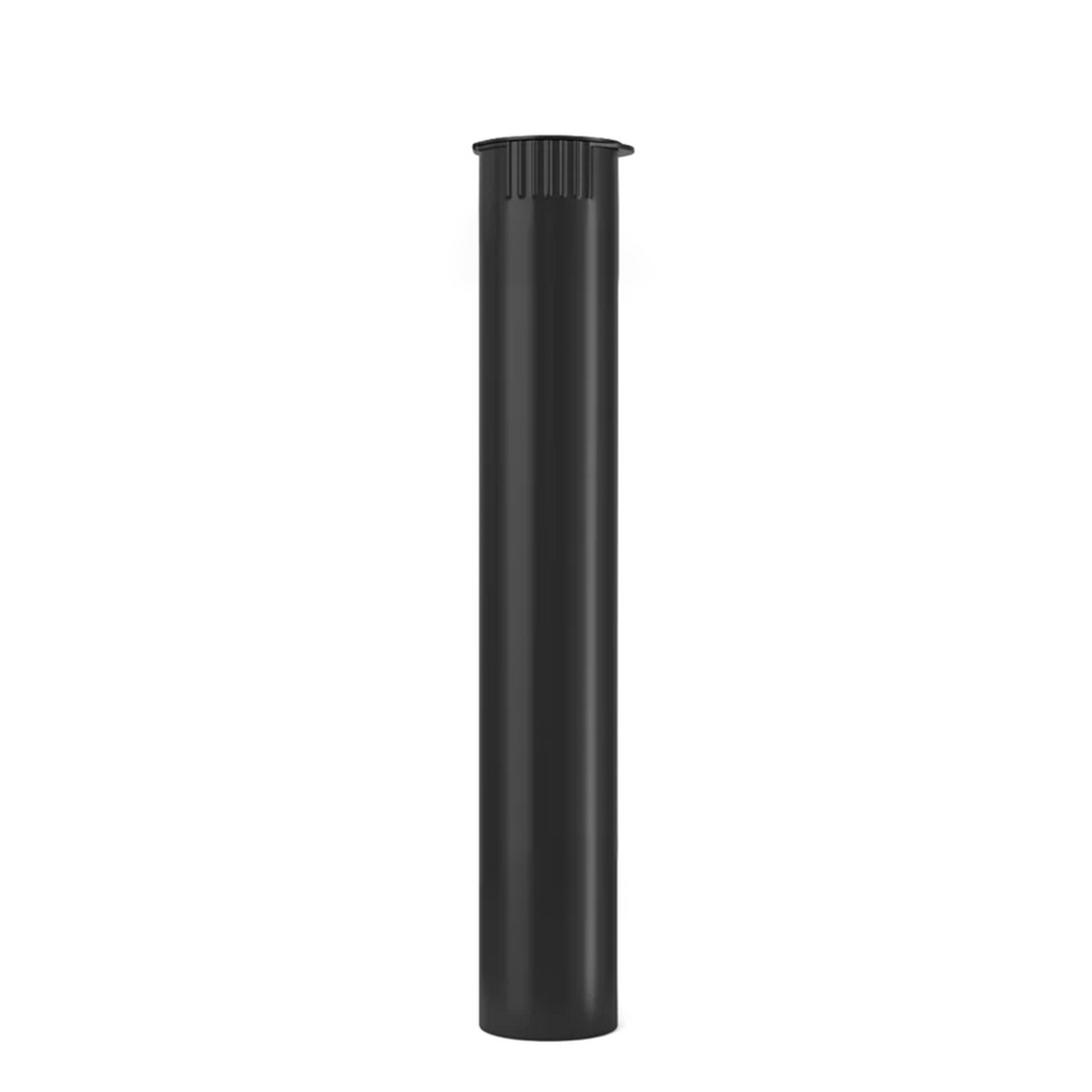 116mm Biodegradable Plastic Pre Roll Tube - Black - 1000 Count - Wowie Inc