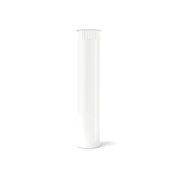 95mm Biodegradable Plastic Pre Roll Tube - White - 1000 Count - Wowie Inc