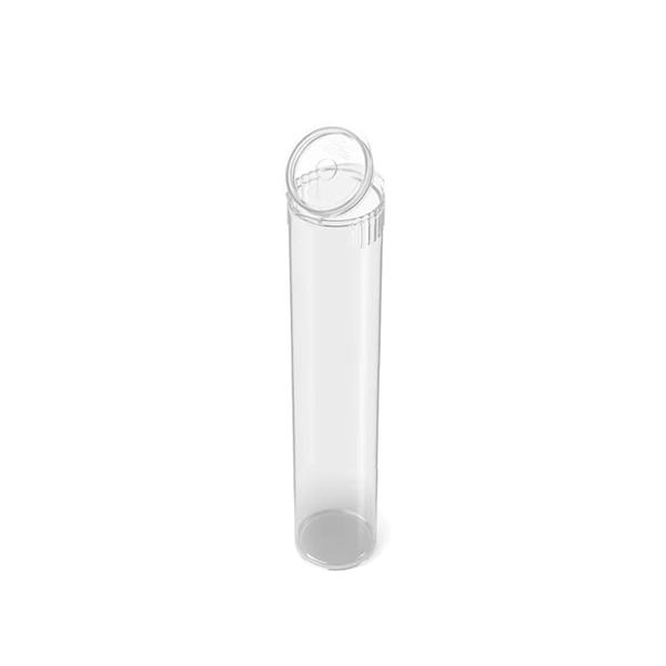 95mm Biodegradable Plastic Pre Roll Tube - Clear - 1000 Count - Wowie Inc