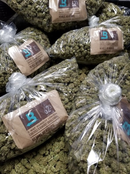 Turkey bags of weed with Boveda Humidity Packs