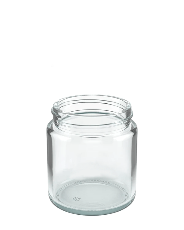 Straight Sided Clear Glass Jars | 50mm - 3oz - 150 count - Wowie Inc