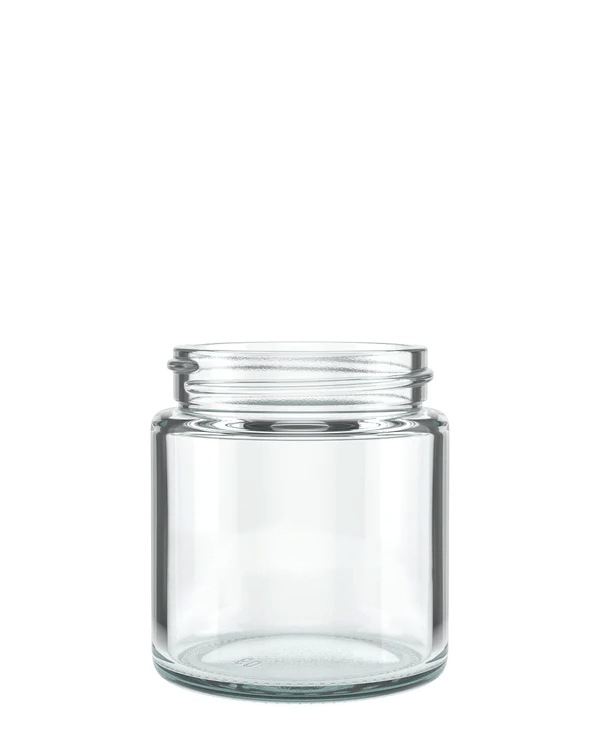 Straight Sided Clear Glass Jars | 50mm - 3oz - 150 count - Wowie Inc