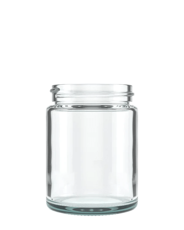 Straight Sided Clear Glass Jars | 50mm - 4oz - 100 count - Wowie Inc