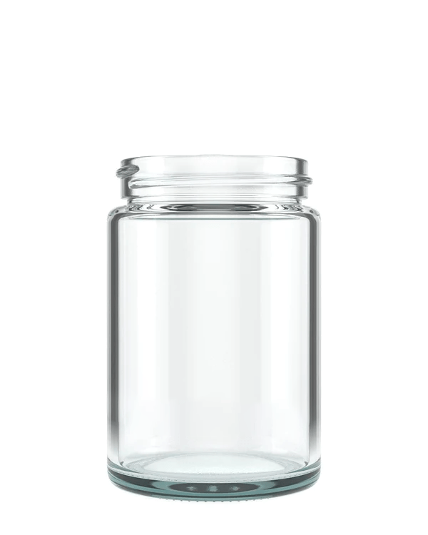 Straight Sided Clear Glass Jars | 50mm - 5oz - 100 count - Wowie Inc