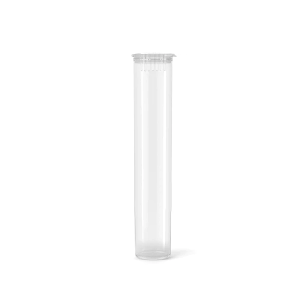 95mm Plastic Pre Roll Tube - Clear Plastic - 1000 Count - Wowie Inc