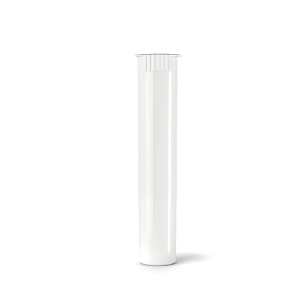 95mm Plastic Pre Roll Tube - Opaque White - 1000 Count - Wowie Inc