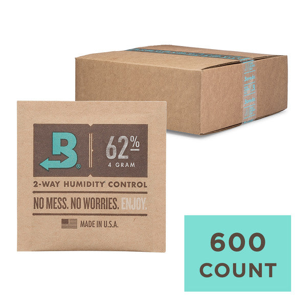 Boveda Humidity Control Packs - Size 4 - Unwrapped Bulk - 600 Count - Wowie Inc