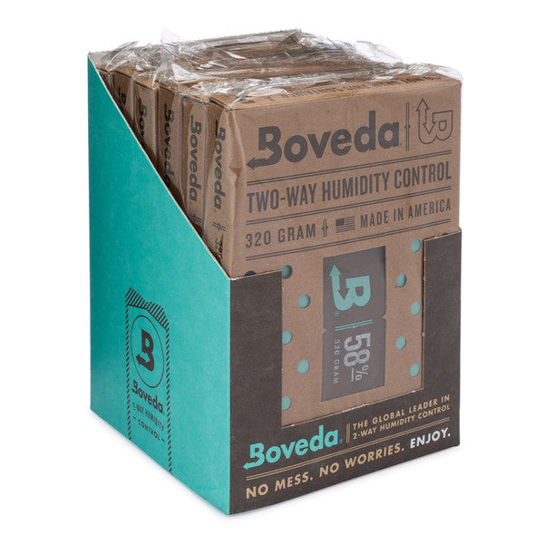 Boveda Humidity Control Packs - Size 320 - Retail Carton - 6 Pack - Wowie Inc