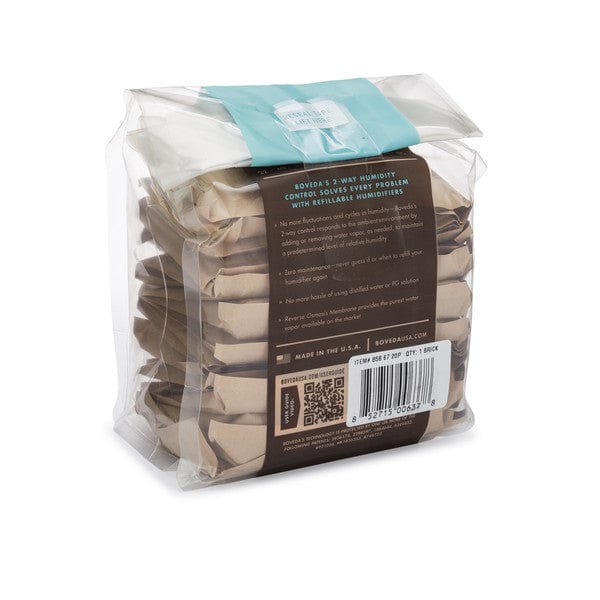 Boveda Humidity Control Packs - Size 67 - Brick  - 20 Count - Wowie Inc