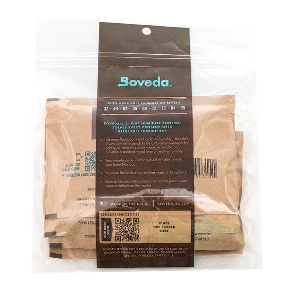 Boveda Humidity Control Packs - Size 67 - 4 Pack - Wowie Inc