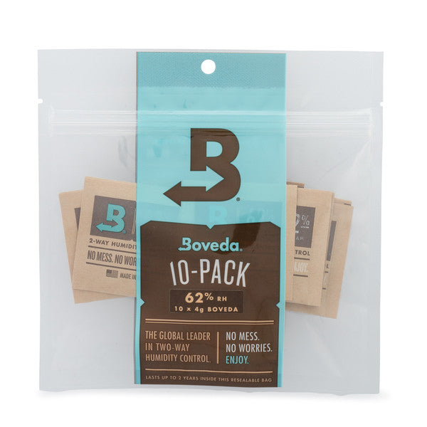 Boveda Humidity Control Packs - Size 4 - 10 Pack - Wowie Inc