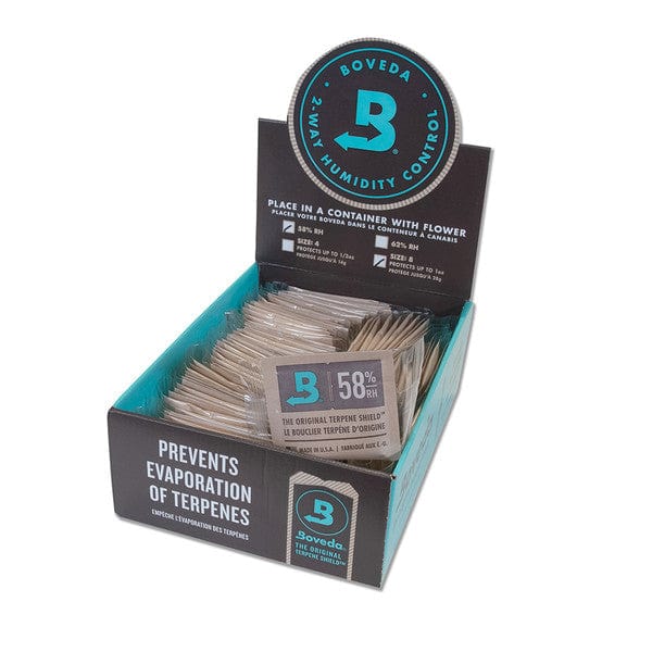 Boveda Humidity Control Packs - Size 8 - Retail Carton - 100 Count - Wowie Inc