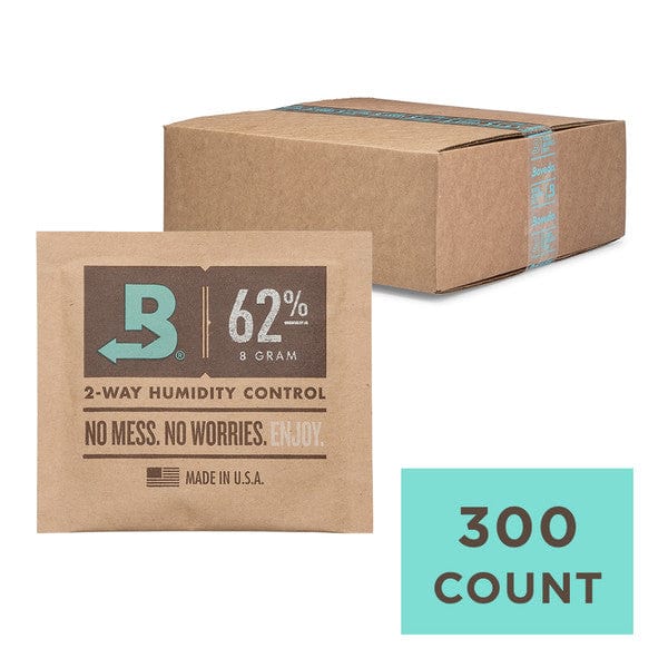 Boveda Humidity Control Packs - Size 8 - Unwrapped Bulk - 300 Count - Wowie Inc