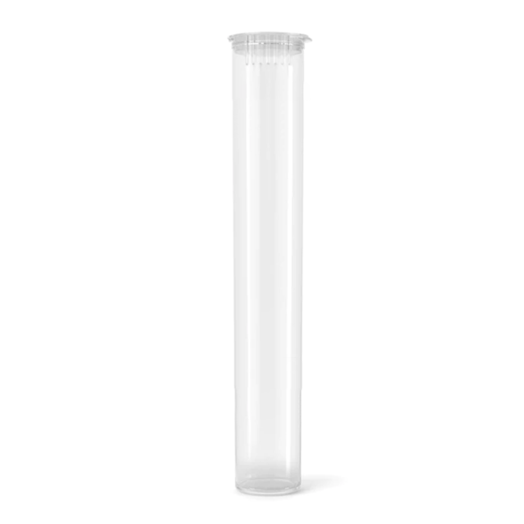116mm Plastic Pre Roll Tube - Clear Plastic - 1000 Count - Wowie Inc