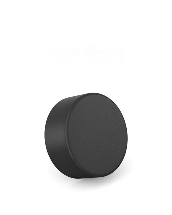 Smooth Push Down and Turn Plastic Caps w/ Foil Liner | 38mm/9mL - Matte Black - 320 Count - Wowie Inc