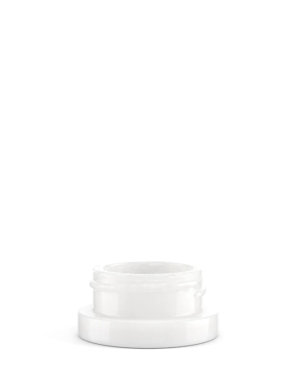 White Glass Concentrate Containers | 38mm - 9mL - 320 Count - Wowie Inc